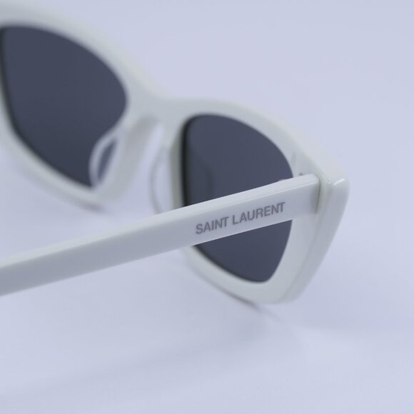 ?️ New Saint Laurent SL277 011 Sunglasses - White Frame, Grey Lenses main image 6